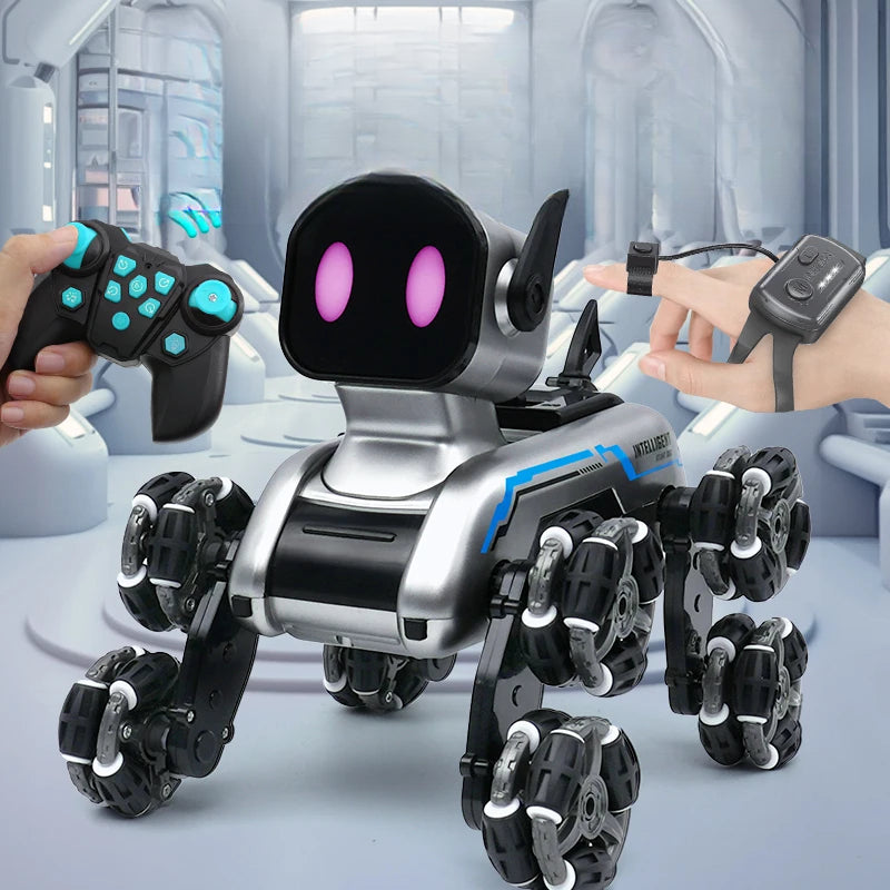 Kid's 8-wheel RC Car Toy Boy Intelligent Machine Dog RC Car