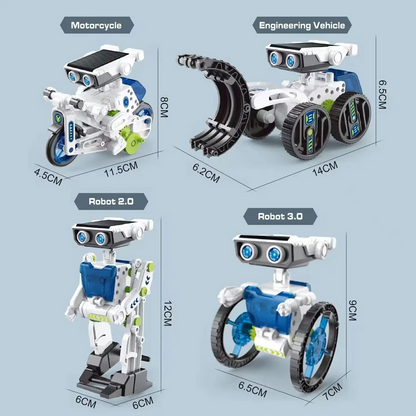 12 In 1 Solar Powered Robot Self-Assembly Toys