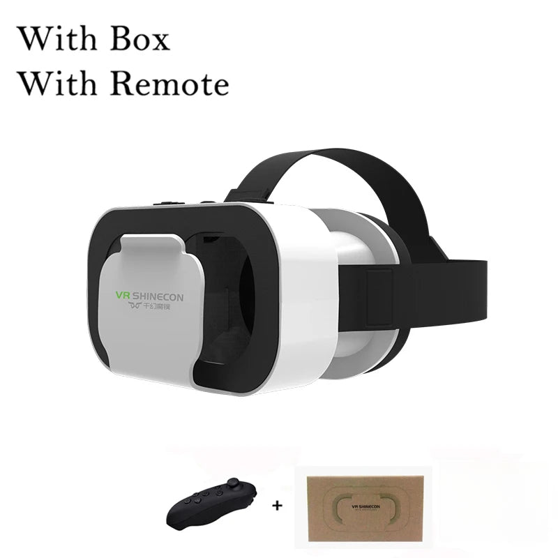 3D Virtual Reality VR Glasses With Controllers