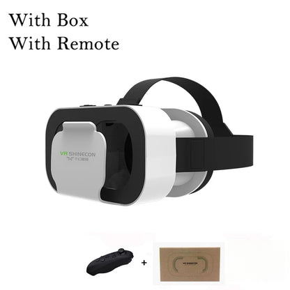 3D Virtual Reality VR Glasses With Controllers