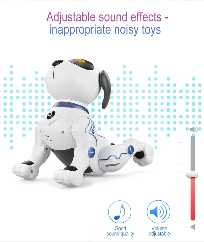 Intelligent Programmable Toys Remote Control Robotic Dog