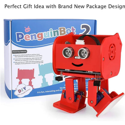 Penguin Bot Biped Robot Kit STEM Toys for Kids and Adults
