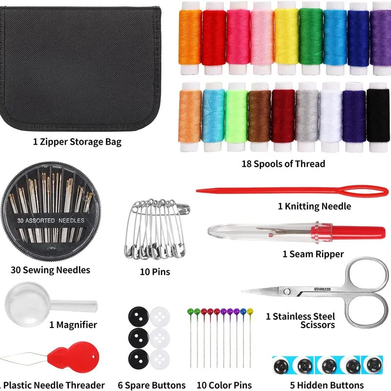 Sewing Kit Compact and Portable for Beginners and Professionals